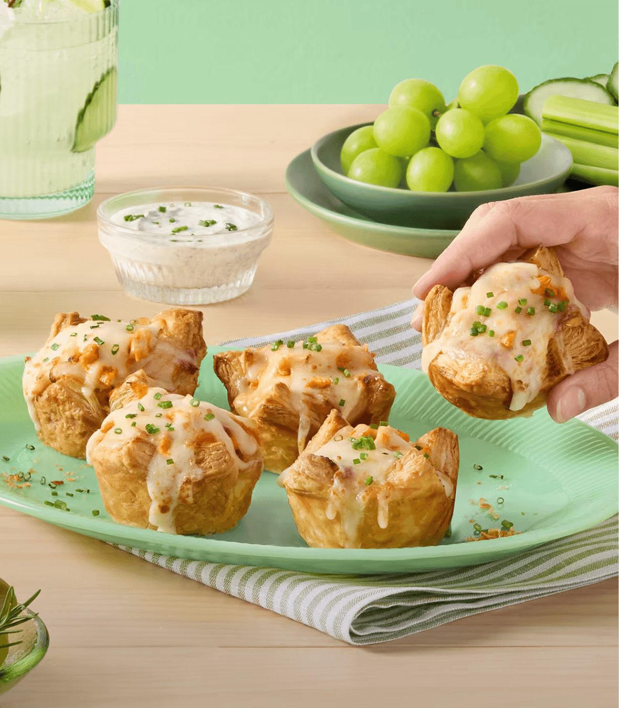 Creamy Whole Milk Mozzarella Buffalo Chicken Bites