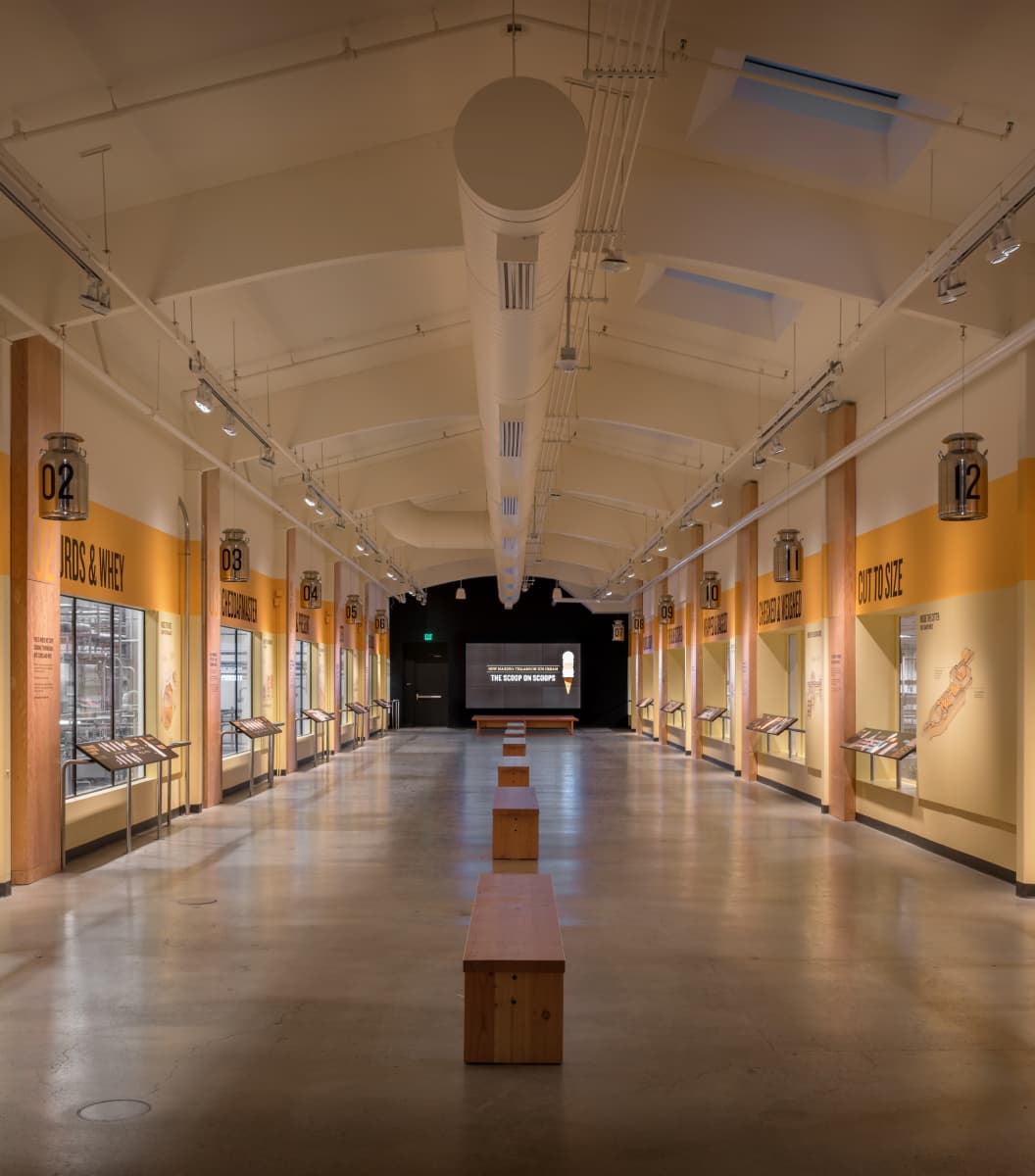 Tillamook Creamery Viewing Gallery interior