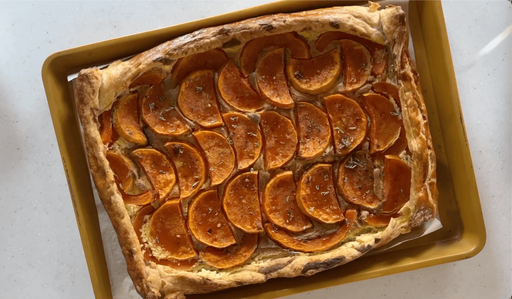 Flaky Butternut Squash Galette