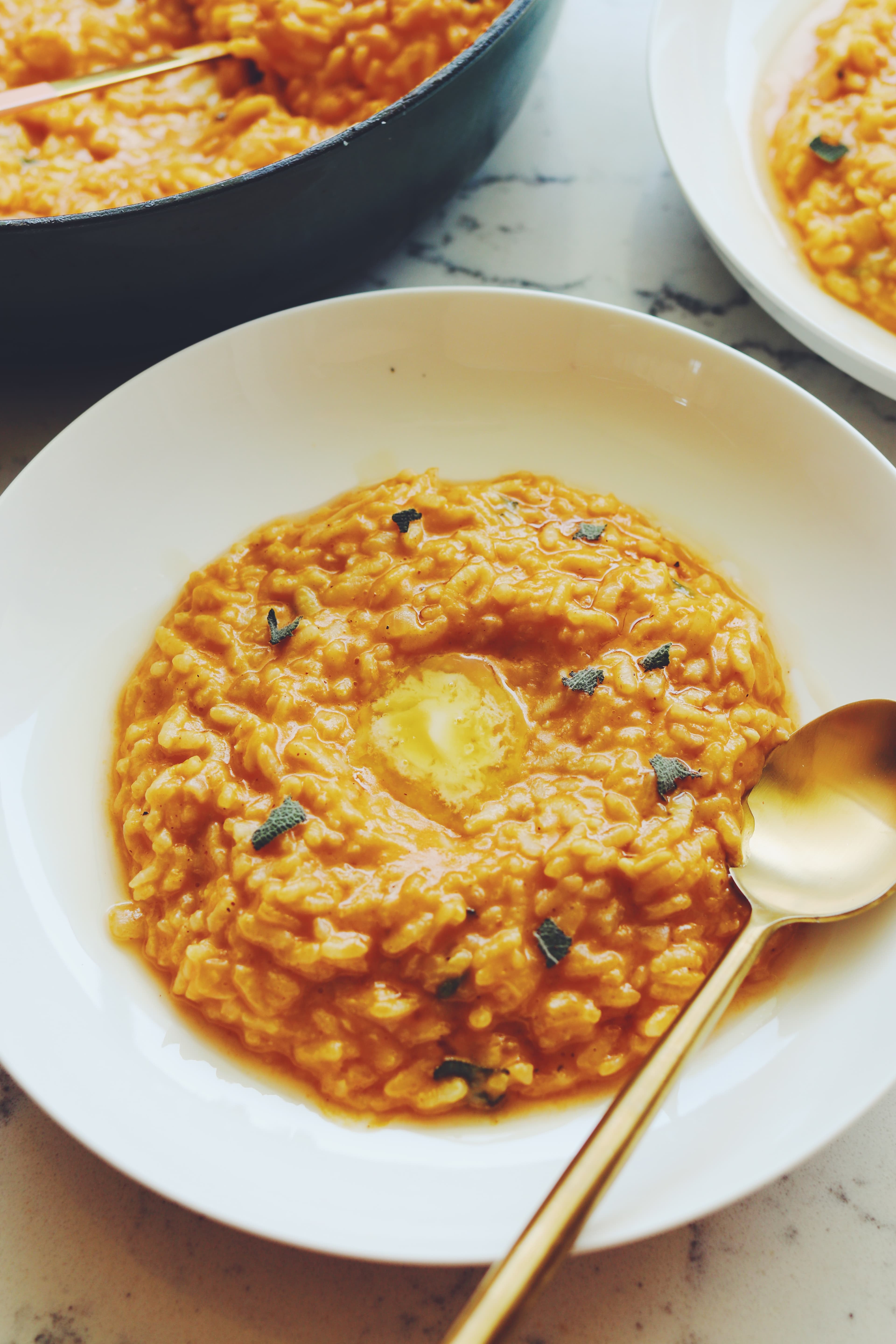 Cheesy Pumpkin Risotto