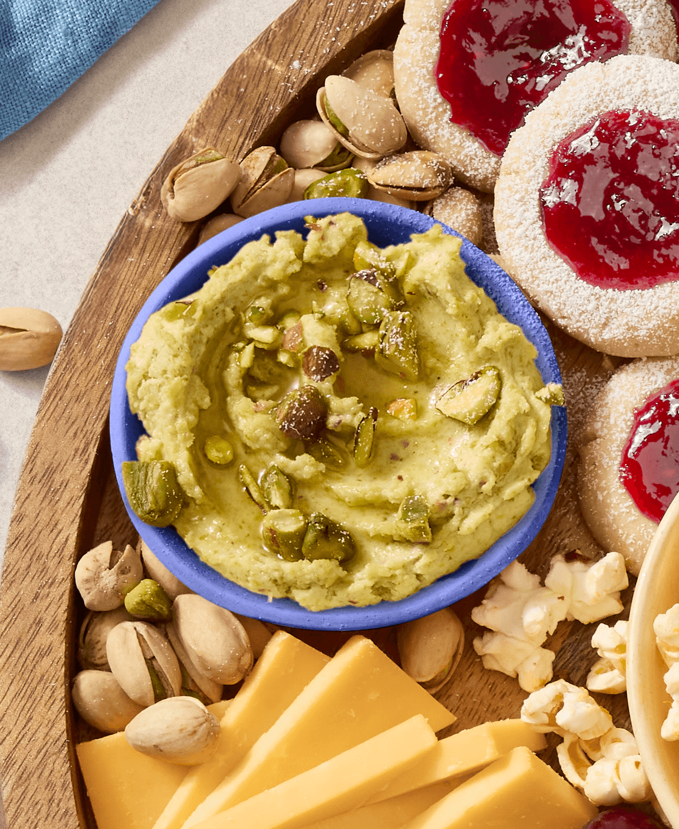 Whipped Pistachio & Honey Cream Cheese