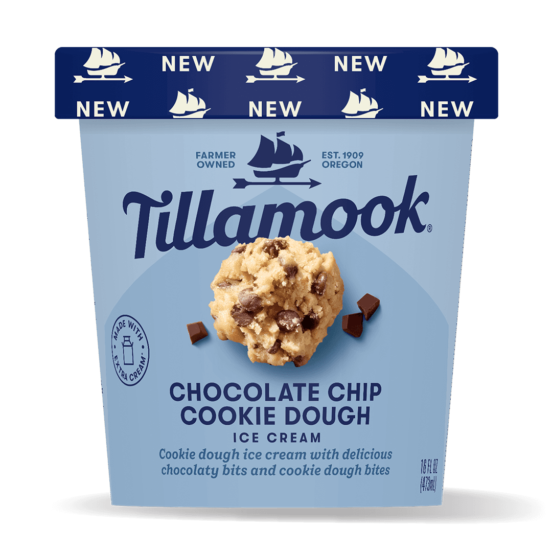 Tillamook Chocolate Chip Cookie Dough Ice Cream Pint