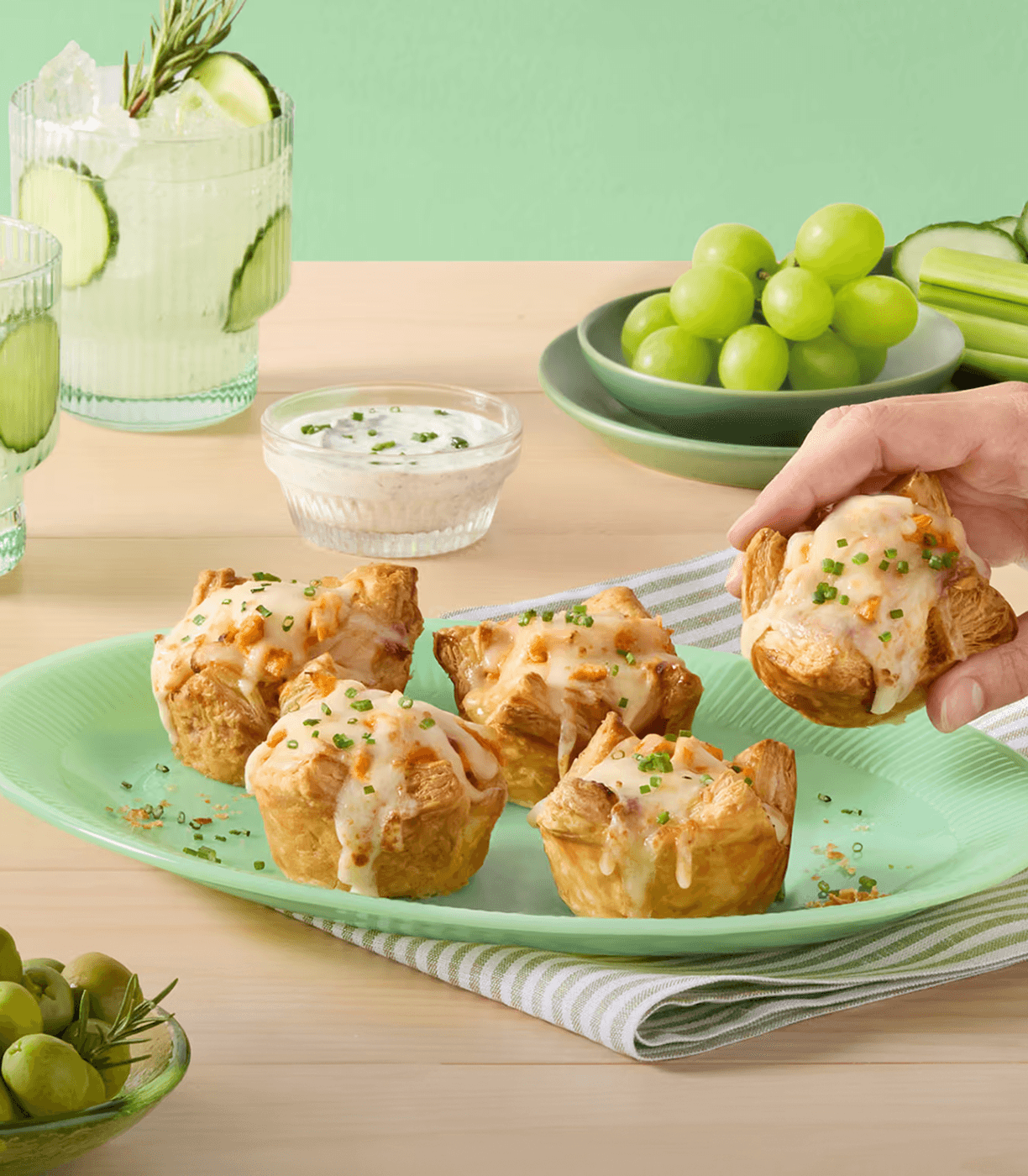 Creamy Whole Milk Mozzarella Buffalo Chicken Bites
