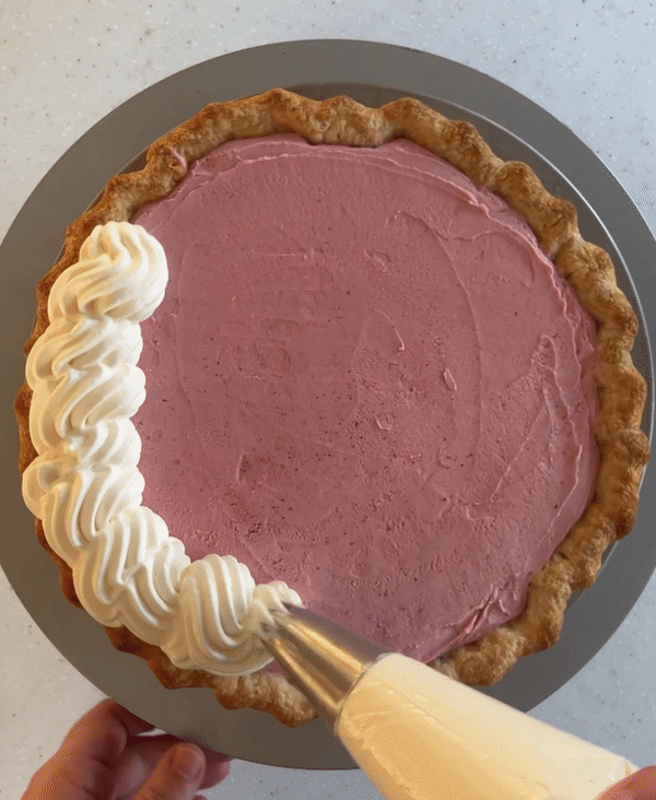 Cranberry Cream Pie