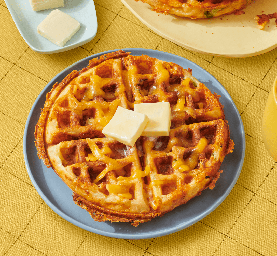 Cheddar Bacon Waffle