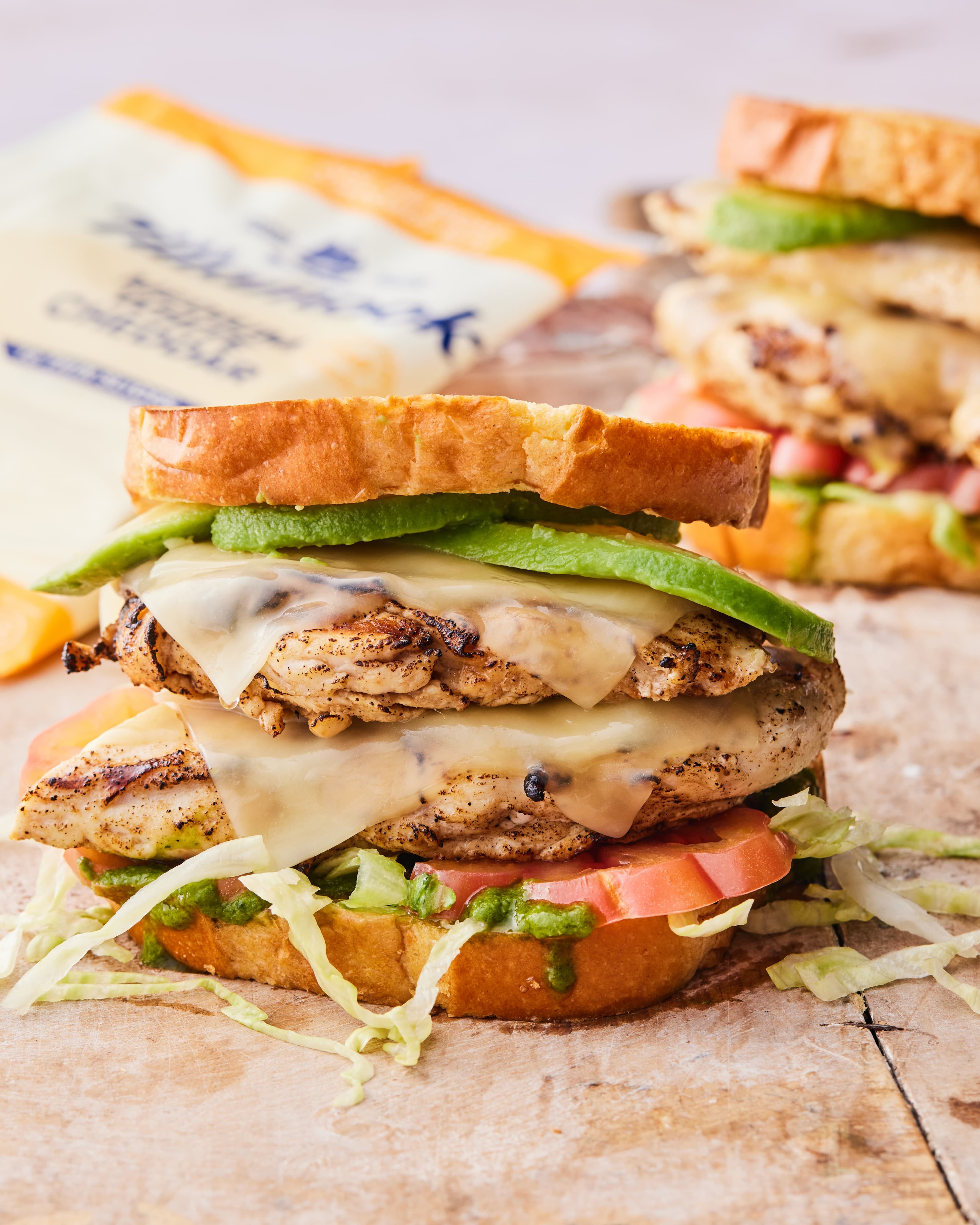 Tillamook Grilled BBQ Chicken Sandwich with White Cheddar