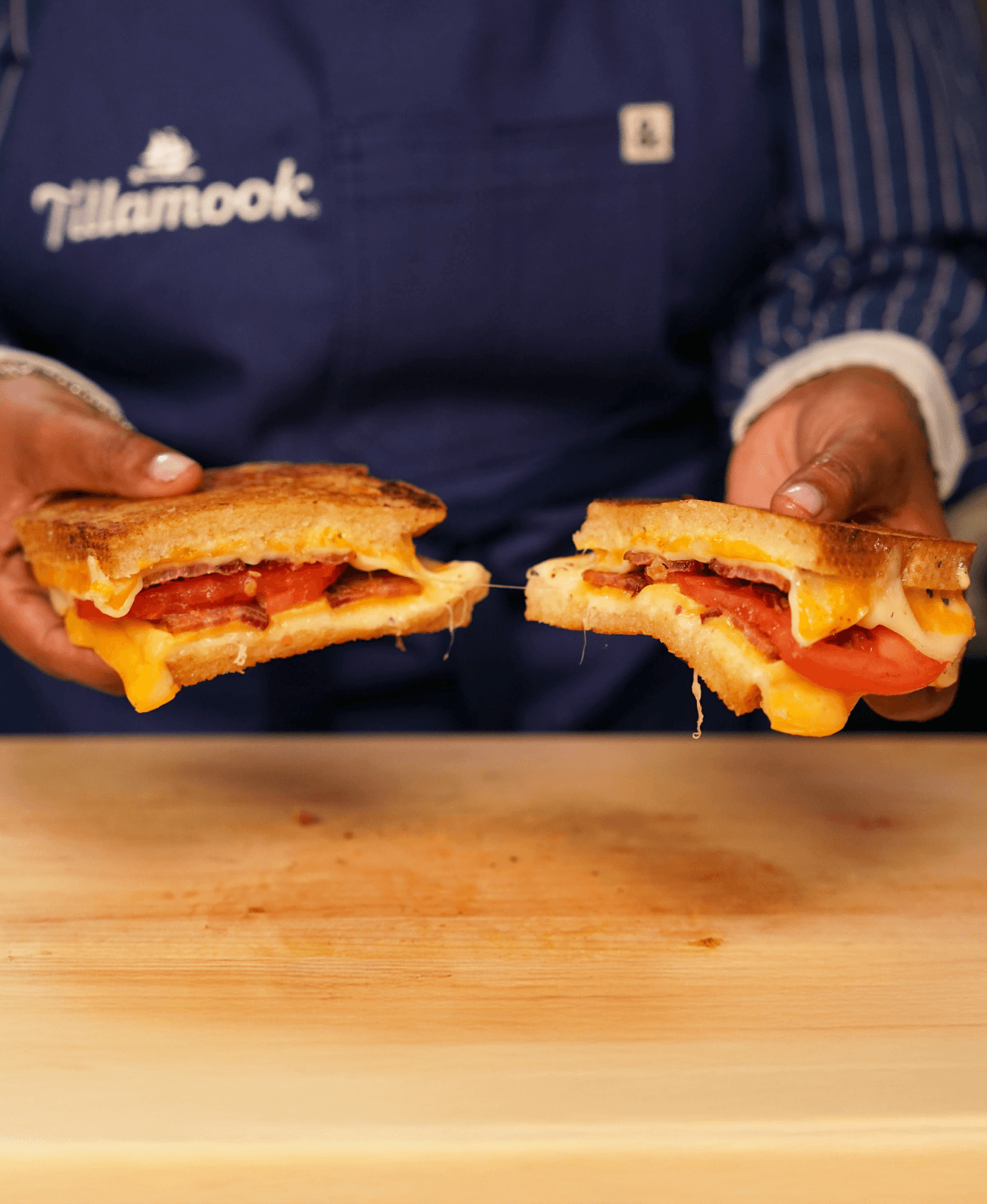 Garlic Herb Bacon & Tomato Tillamook Grilled Cheese