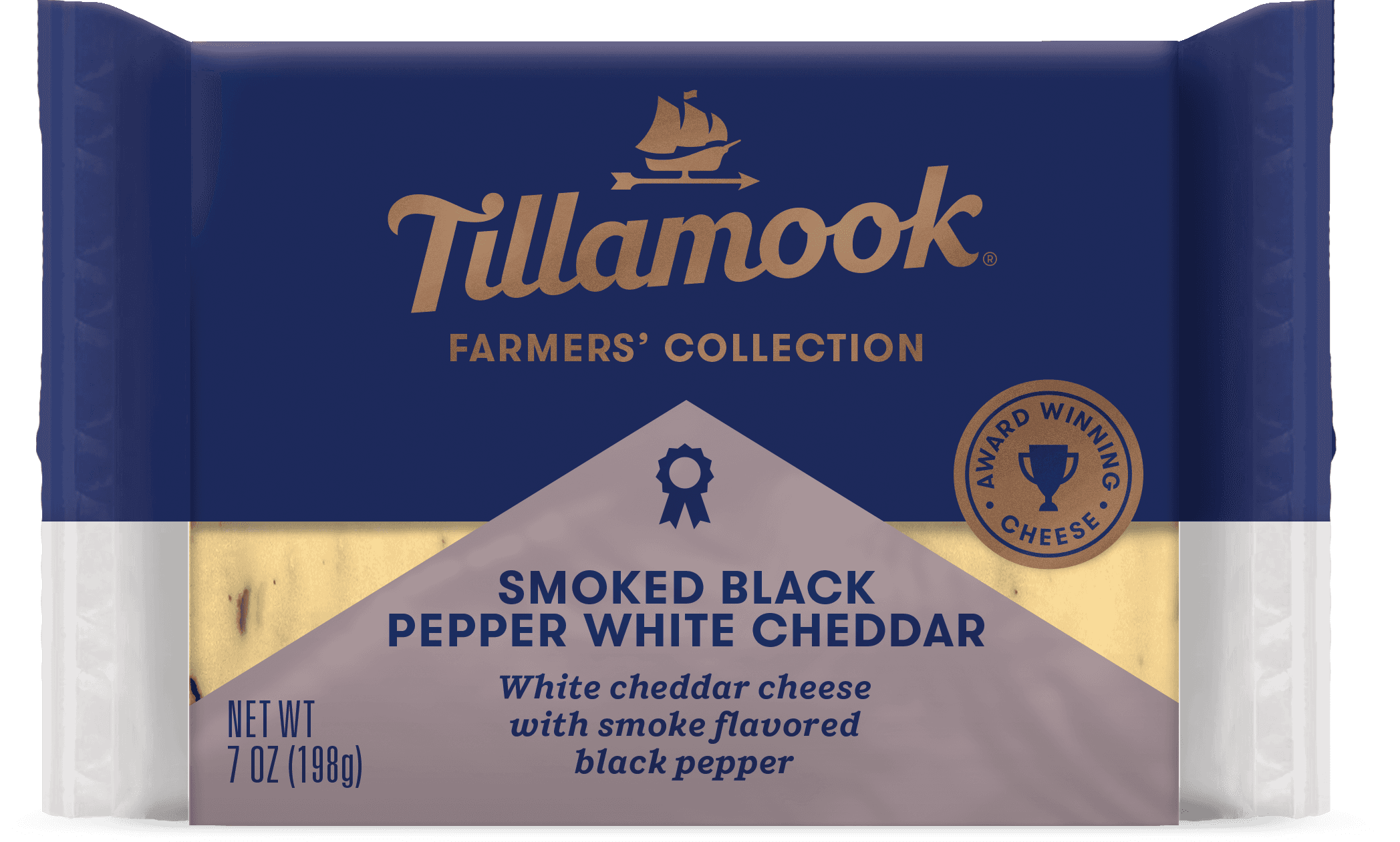 Smoked Black Pepper White Cheddar Cheese