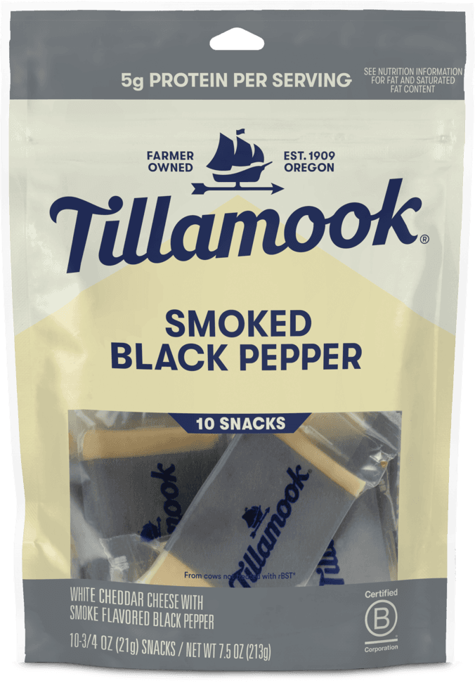 Smoked Black Pepper Cheese Portions