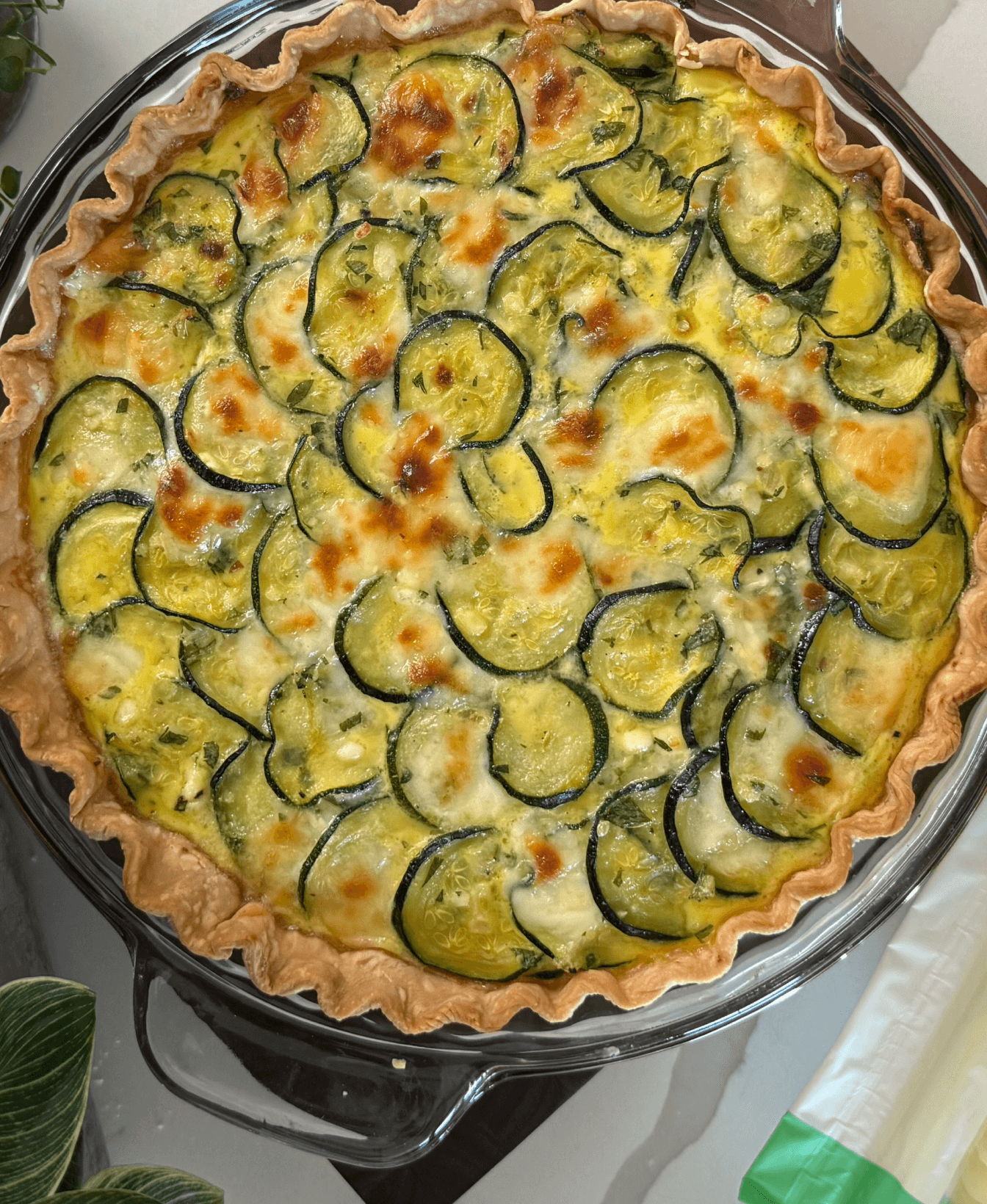 Summer zucchini pie hero slide 1