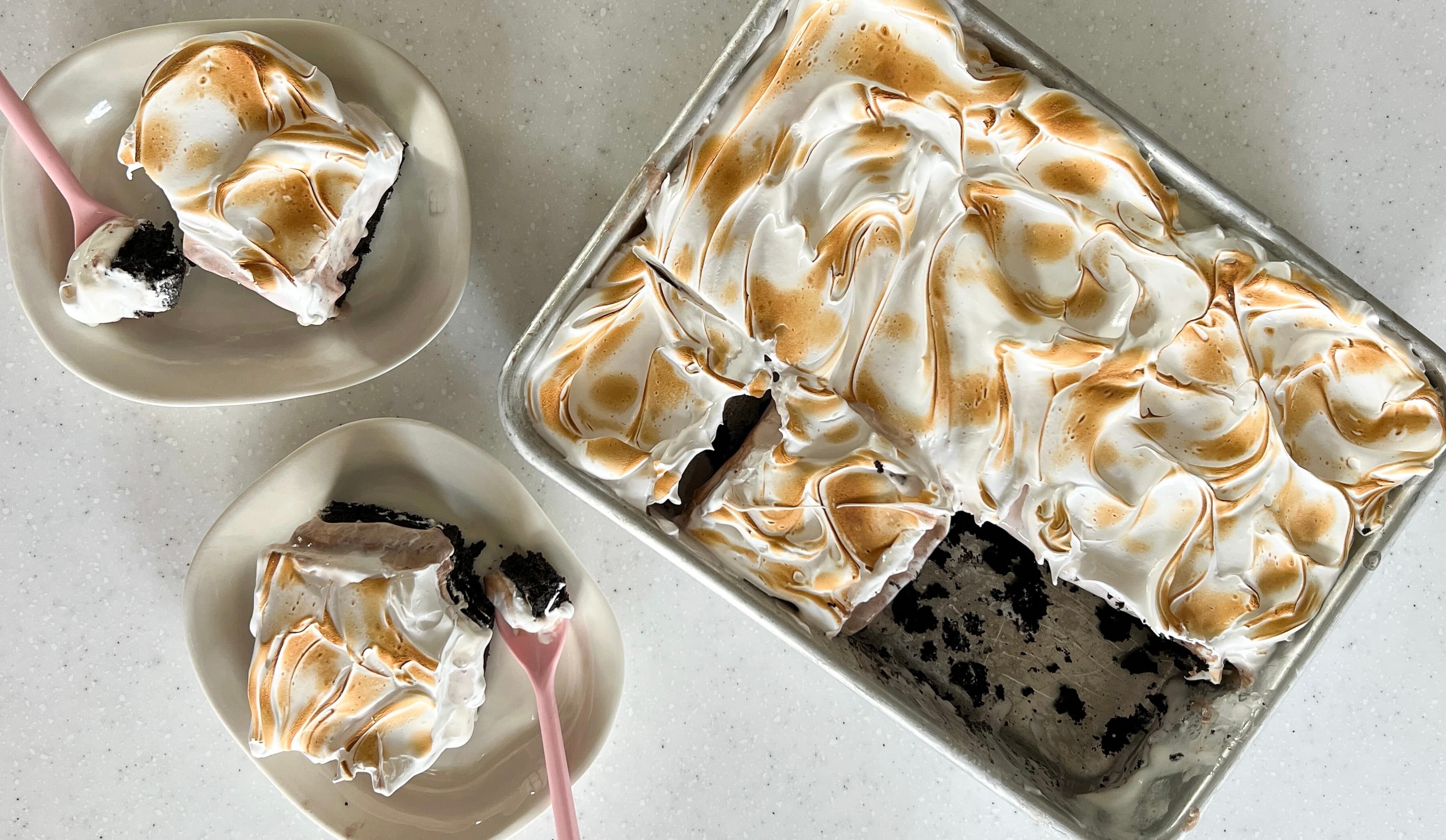Baked Alaska Sheet Cake
