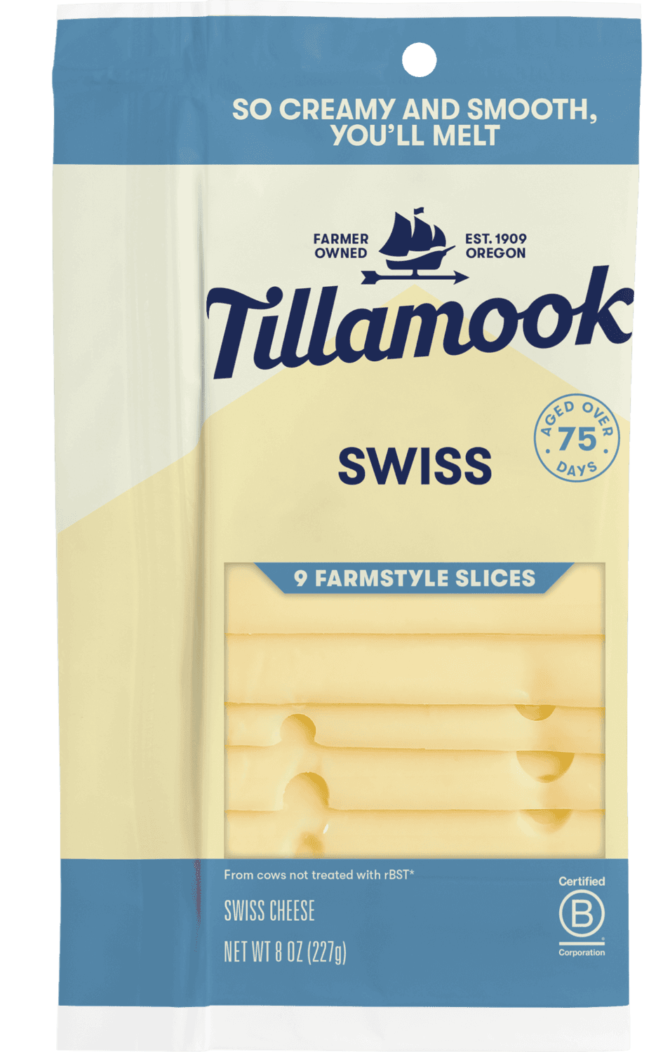 Swiss Cheese Sliced