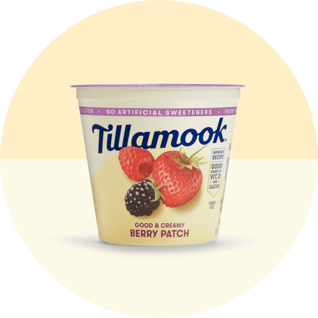 Tillamook berry patch good & creamy yogurt