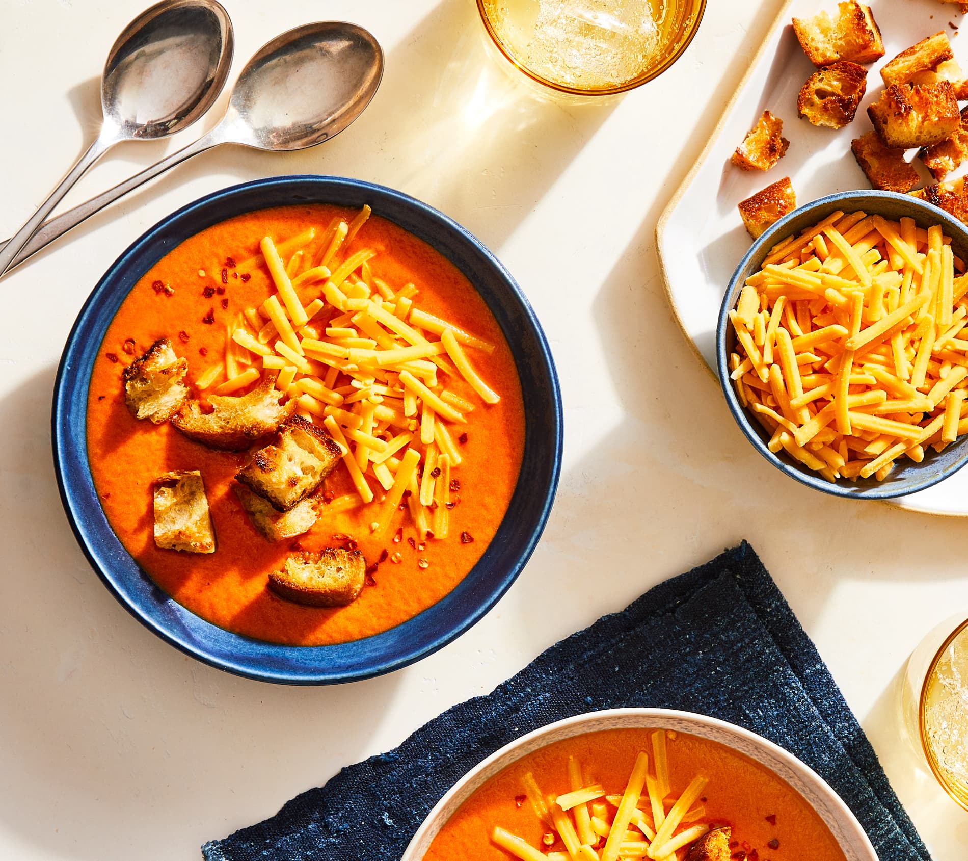 Tillamook x Delish - Tomato Cheddar Soup