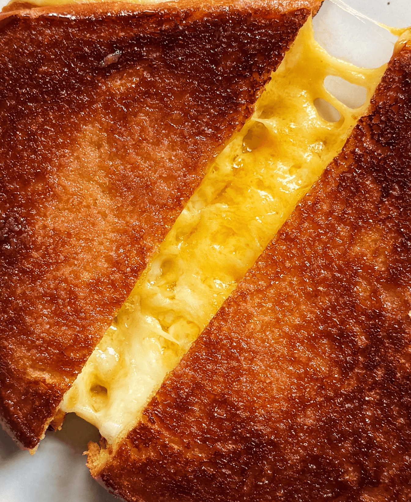 Caramelized Sugar Grilled Cheese Sandwich