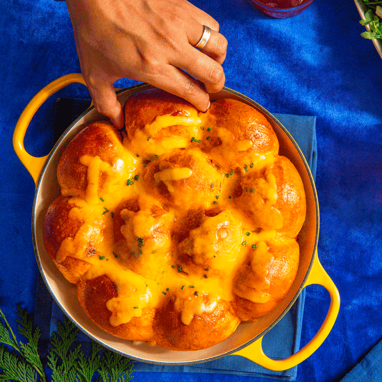 Honey Gochujang Cheddar Rolls image