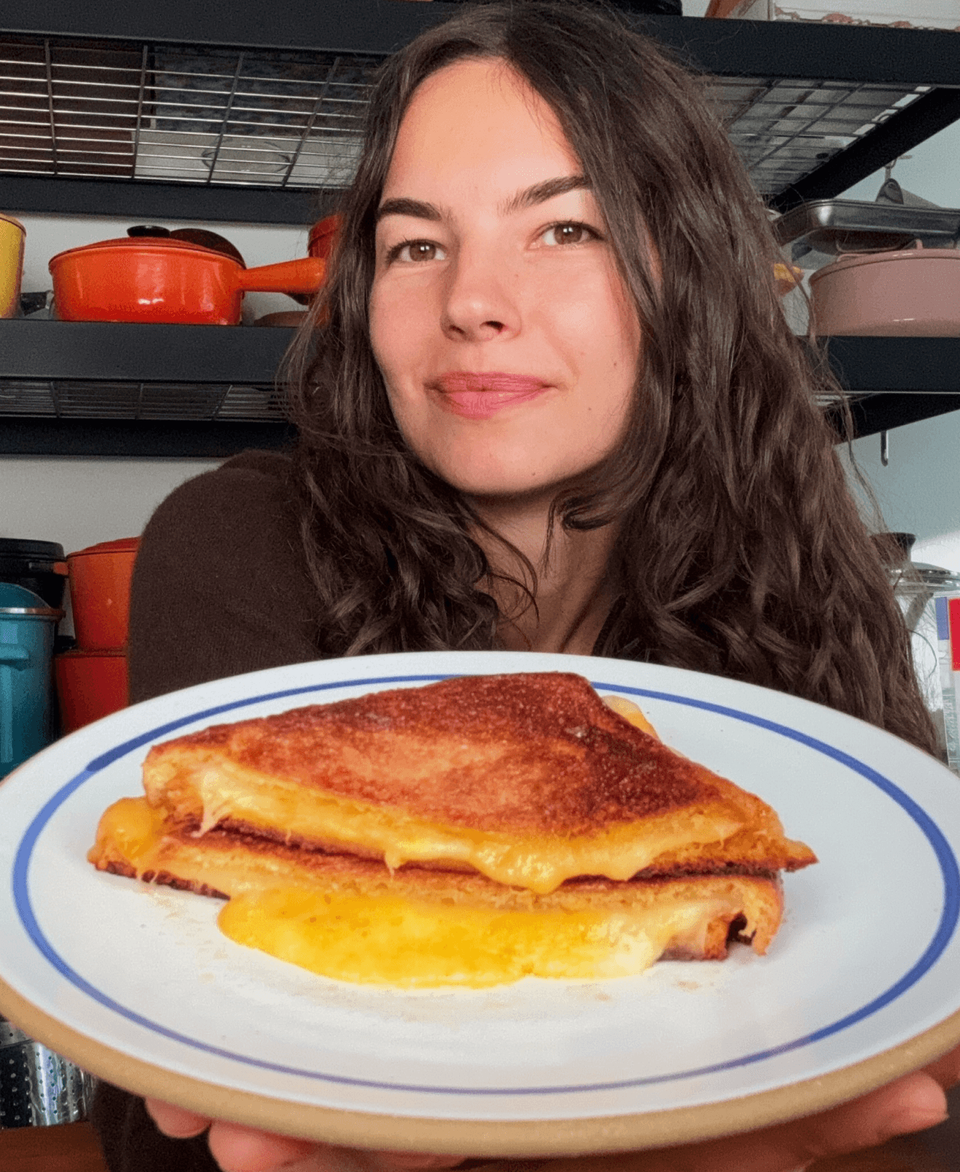 Caramelized Sugar Grilled Cheese Sandwich