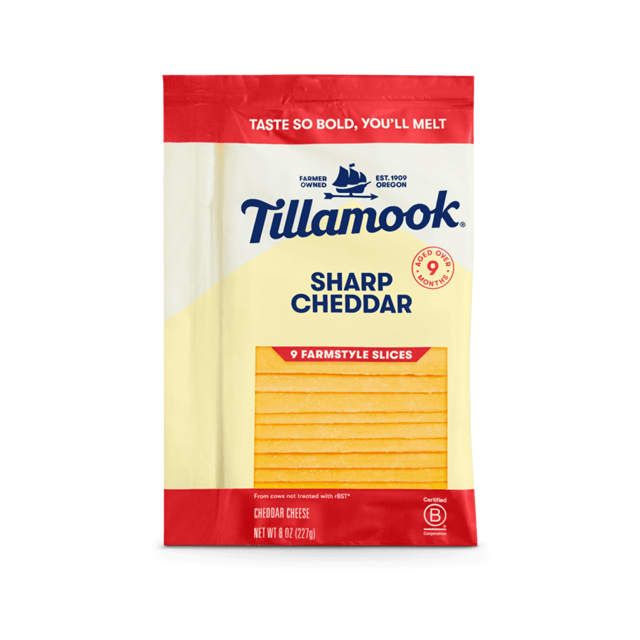 Sharp Cheddar Cheese Slices - Tillamook