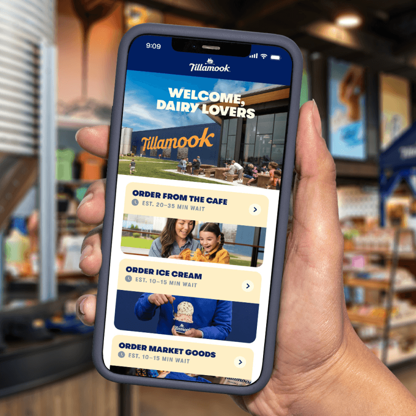 Tillamook app launch